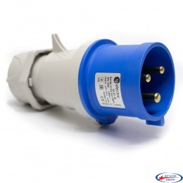 Вилка силова 32А/3 (2Р+РЕ) IP44, TP electric (3124-301-0901)