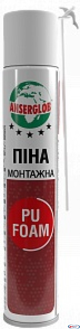 Пена монтажная ручная Anserglob PU FOAM 750 мл
