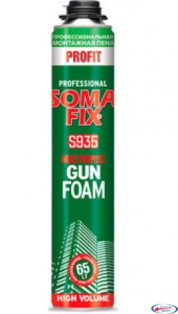 Пена монтажная Soma Fix Profit проф. 800 мл, всесезонная