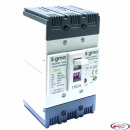 Авт. вимикач силовий фіксований SIGMA 3Р, 80A, 25кА (3A160080)